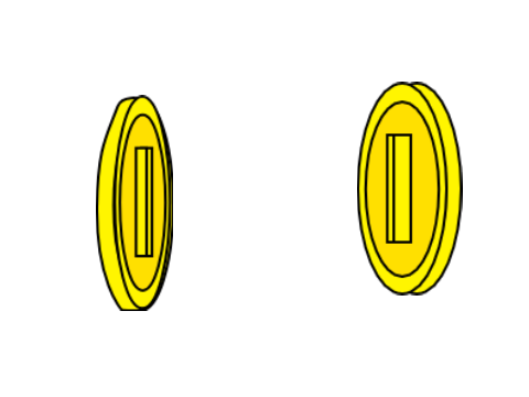 コイン描いてみた！！