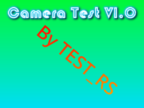 Video Camera Test v 1.0