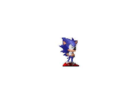 Should I cut out TH Sonic sprites?