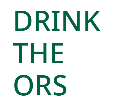 drink the ors