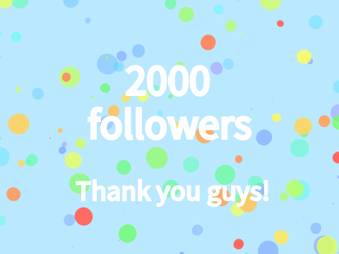 2000 Followers 