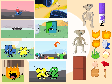 BFB Clips and Animated Assets remix remix