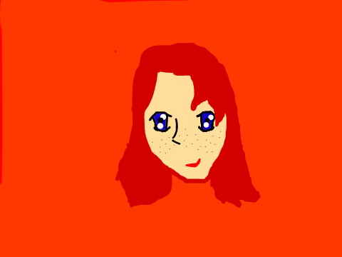 drawing of me lol i am bored :)