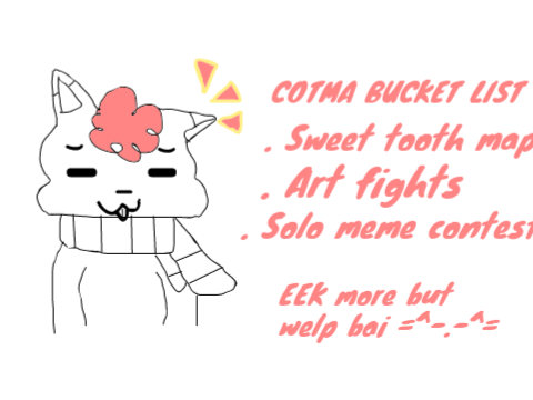 COTMA Bucket list UuU