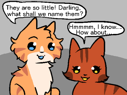 If warrior cat parents named kits after a theme