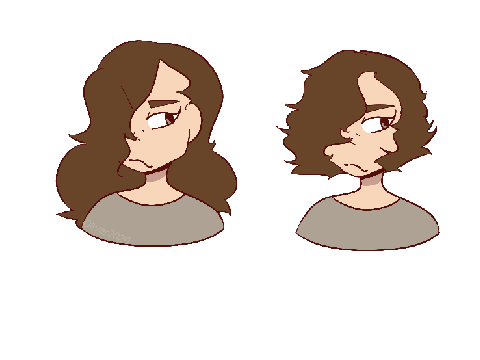 So uhm I gave scooter short hair