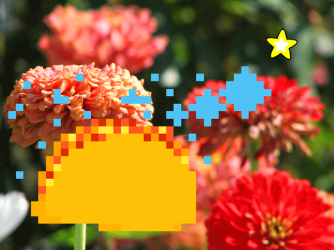 Colorful Art With A Star