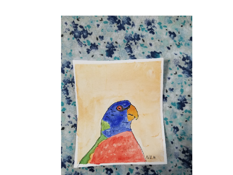 Watercolor art dump
