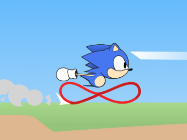 Junio Sonic Peel Out Animation