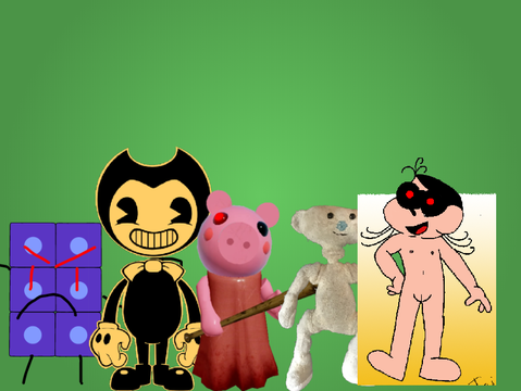 Numberblocks 6-10 and Blocky. (YTP Round 18) awesome remix (roblox editon) (bendy added) exe editon