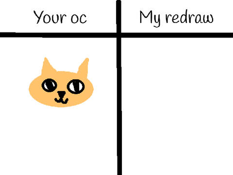 I will redraw your oc if you remix! remix
