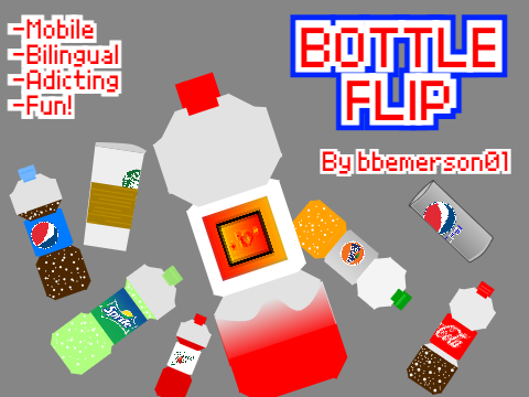 Water bottle flip! II A flipping game (Mobile friendly)