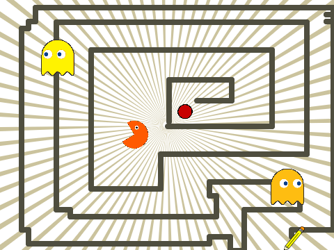 Pacman game (MAZE) 
