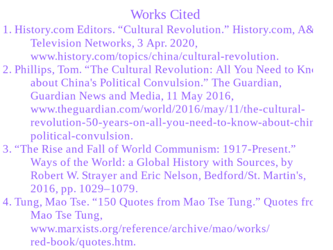 Chinese Communist Revolution