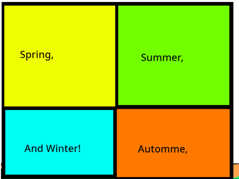 Four seasons|| a platformer