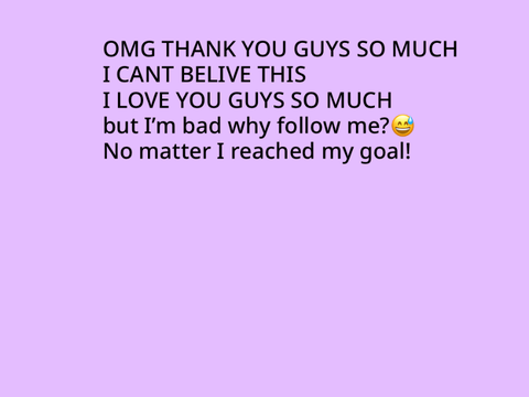 I can’t believe you guys...