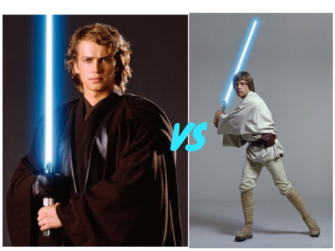 Anakin Skywalker vs Luke Skywalker