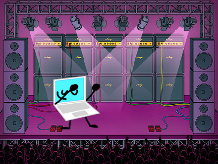 Add yourself dancing to the music