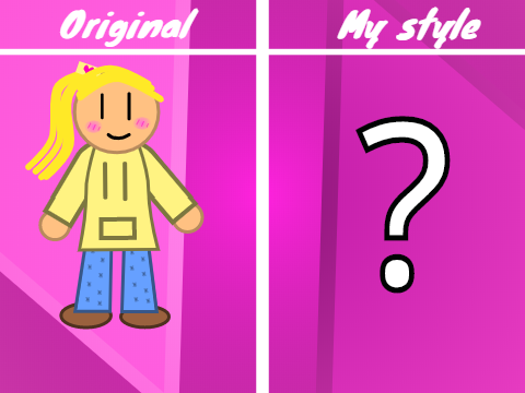 yeah, so, do my oc in your style. i guess