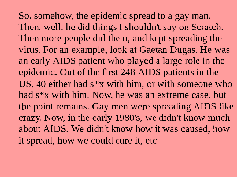 The AIDS Epidemic, In Memory of Larry Kramer