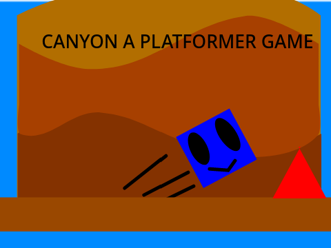Canyon a platformer game