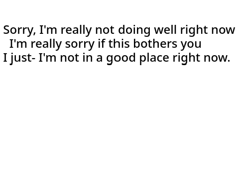 I feel like we all need to hear this.