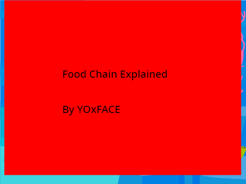 Food Chain Explained (for schools)