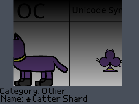 ♣ Catter Shard