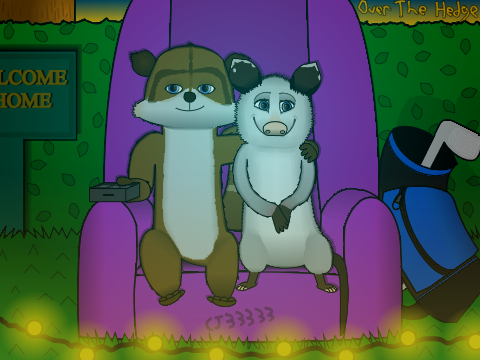 RJ & Heather #2 (Over the Hedge Fanart) in Scratch
