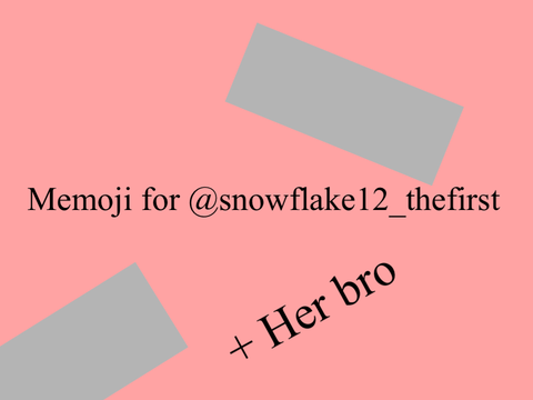 MeMoji for snowflake12_thefirst