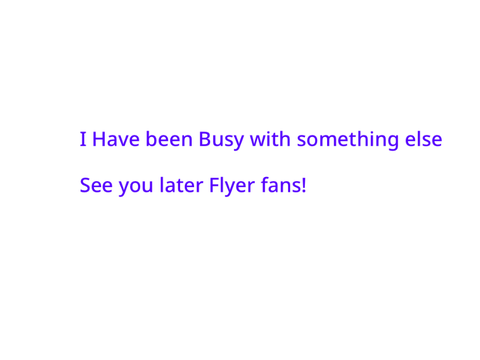 Bye Bye