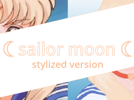 ☾ sailor moon ☾  w/ process
