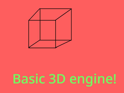 Basic 3D rendering Engine