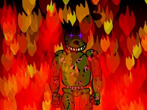 The Springtrap Finale But I added purple guy