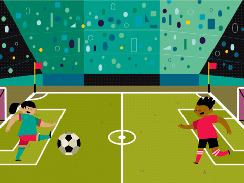 Soccer match Animation 03