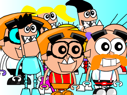I added blank mixel costumes to dee dee, ed, edd, eddy, carl, and sheen