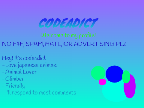 welcome to my profile! 