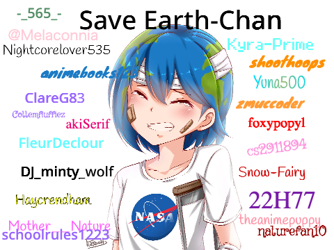 Sign if you want to save Earth-Chan! remix