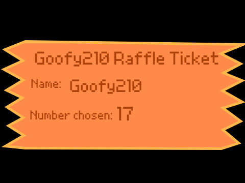 Raffle Tickets entry