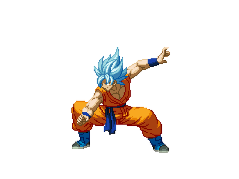 Goku SSJB Extreme butoden sprite
