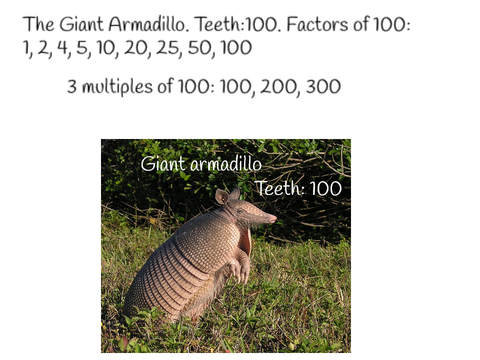 Animal Teeth and Factoring!