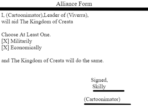 Alliance with Creata