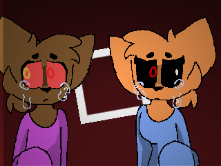 ☆ panic room meme doggy and kitty