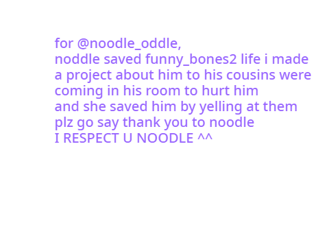 how much i respect @noodle_oddle