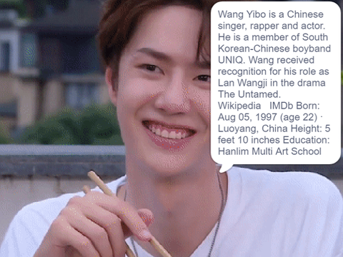 Wang Yibo english