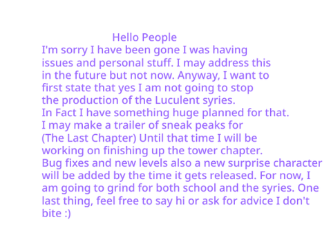 I am still alive! 