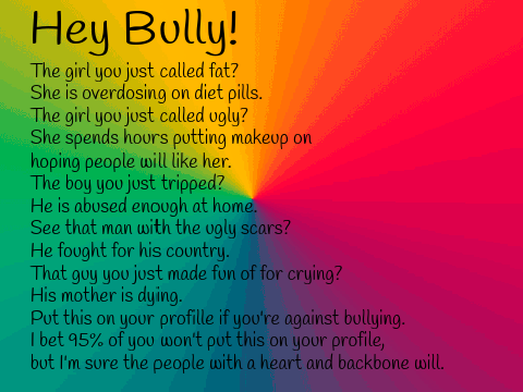 stop bullying!