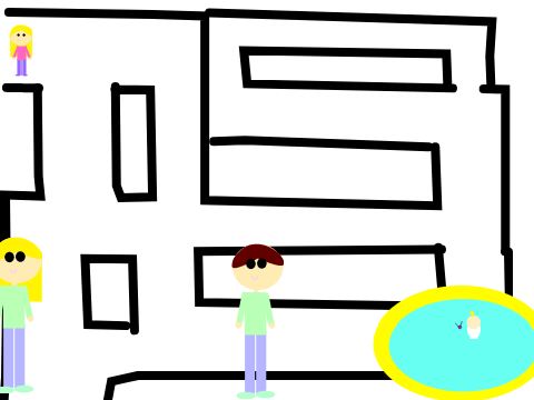 Polly Pockets Maze