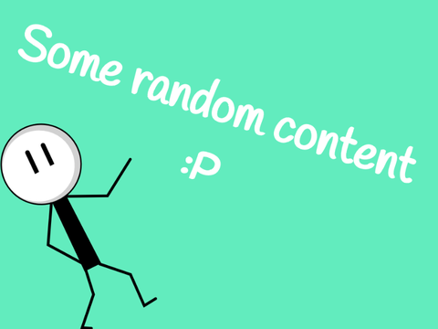 some random content