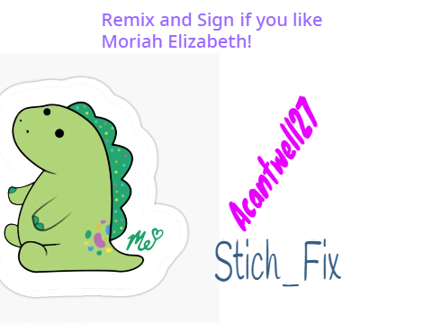 Sign if you like Moriah Elizabeth!☺  remix